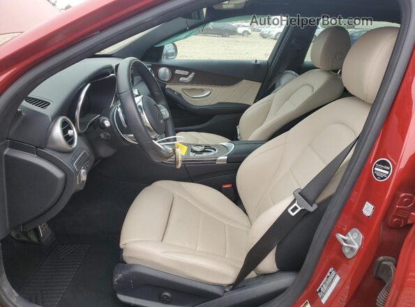 W1KWF8DB4MR620022 2021 MERCEDES-BENZ C Красный Вид салона спереди