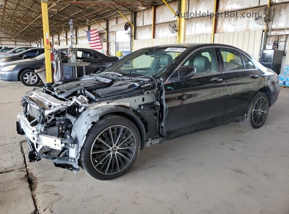 W1KWF8DB4MR631697 2021 MERCEDES-BENZ C Black Առջևի ձախ երեք քառորդ տեսարան