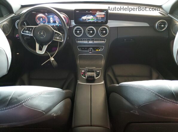 W1KWF8DB4MR631697 2021 MERCEDES-BENZ C Black Առջևի վահանակի տեսք