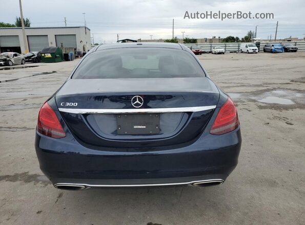 W1KWF8DB6MR651708 2021 MERCEDES-BENZ C Blue Widok z tyłu