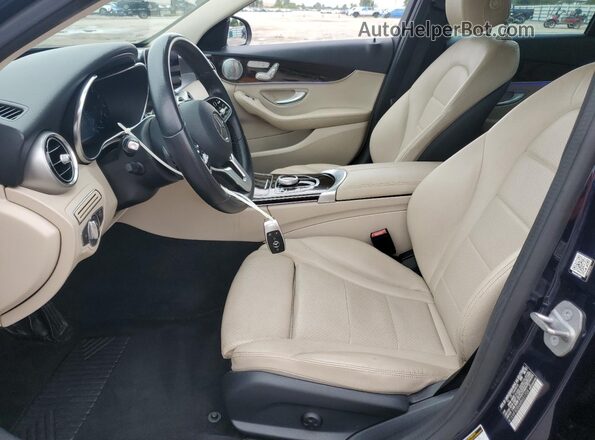 W1KWF8DB6MR651708 2021 MERCEDES-BENZ C Blue Widok wnętrza z przodu