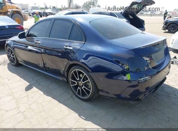 W1KWF8DB8LR572765 2020 MERCEDES-BENZ C-CLASS Dark Blue უკანა მარცხენა