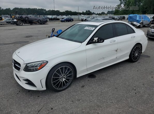 W1KWF8DB9MR619075 2021 MERCEDES-BENZ C White Передня ліва чверть
