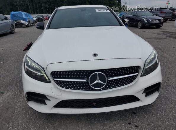 W1KWF8DB9MR619075 2021 MERCEDES-BENZ C White Вид спереду