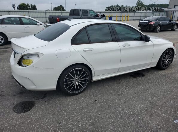 W1KWF8DB9MR619075 2021 MERCEDES-BENZ C White Задня права чверть