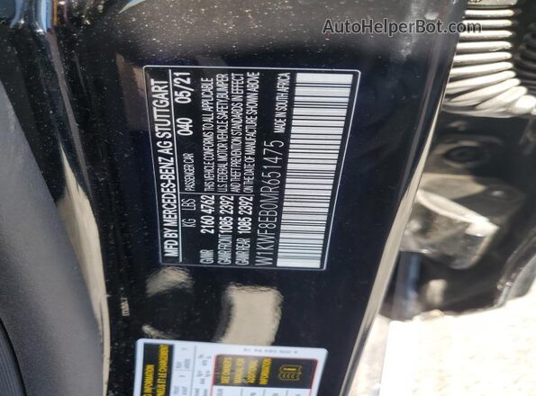 W1KWF8EB0MR651475 2021 MERCEDES-BENZ C Black Widok komory silnika