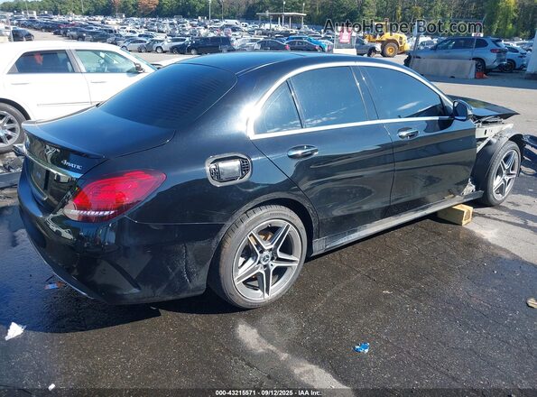 W1KWF8EB2MR652448 2021 MERCEDES-BENZ C-CLASS Черный Задняя правая четверть