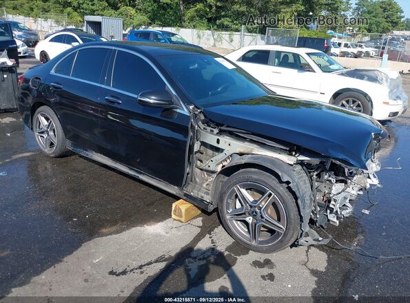 W1KWF8EB2MR652448 2021 MERCEDES-BENZ C-CLASS Черный Передняя правая четверть