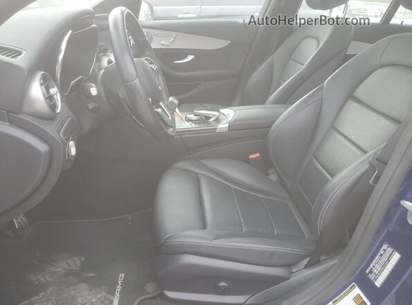 W1KWF8EB3MR635867 2021 MERCEDES-BENZ C Blue წინა სალონის ხედი
