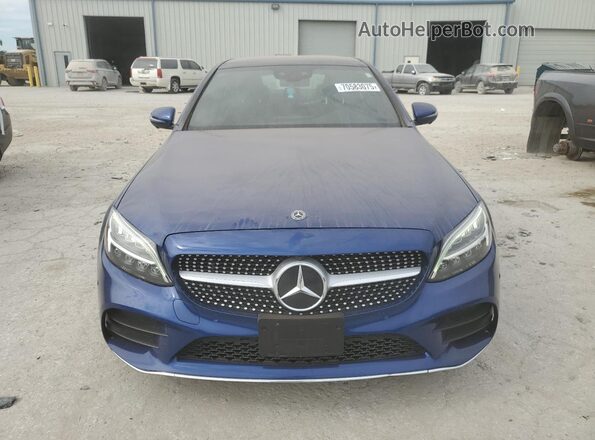 W1KWF8EB3MR635867 2021 MERCEDES-BENZ C Blue წინა ხედი