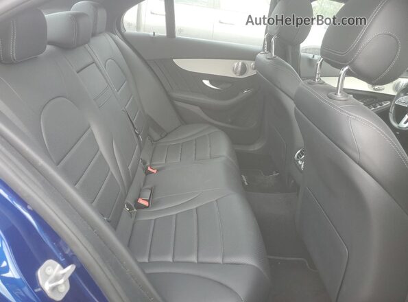 W1KWF8EB3MR635867 2021 MERCEDES-BENZ C Blue უკანა სავარძლების ხედი