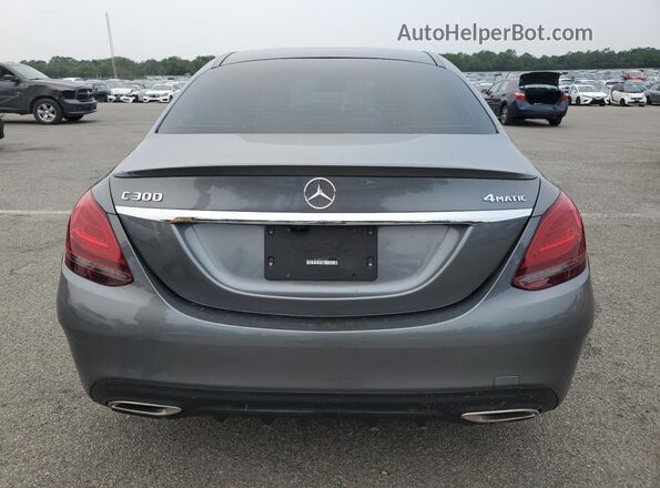W1KWF8EB4MR650068 2021 MERCEDES-BENZ C Gray Вид ззаду