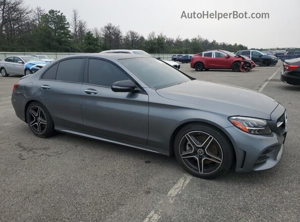 W1KWF8EB4MR650068 2021 MERCEDES-BENZ C Gray Передня права чверть