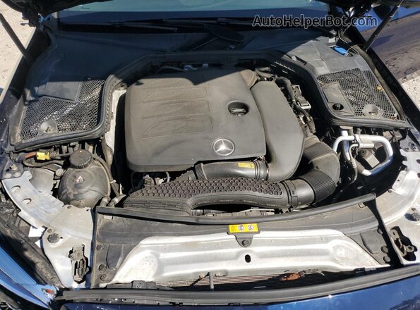 W1KWF8EB7MR650453 2021 MERCEDES-BENZ C Blue Вид задньої частини салону