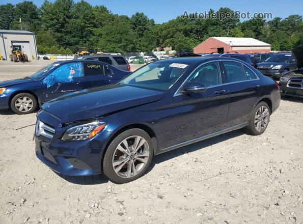 W1KWF8EB7MR650453 2021 MERCEDES-BENZ C Blue Передня ліва чверть