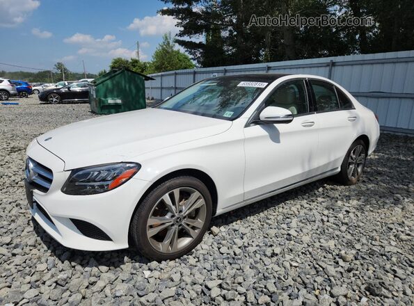 W1KWF8EB9MR636988 2021 MERCEDES-BENZ C White Առջևի ձախ երեք քառորդ տեսարան