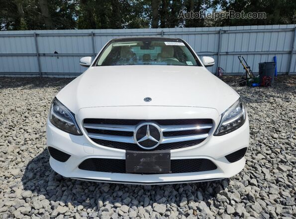 W1KWF8EB9MR636988 2021 MERCEDES-BENZ C White Դիմացի տեսք
