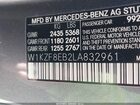 2020 Mercedes-benz E 350 4matic Серый vin: W1KZF8EB2LA832961