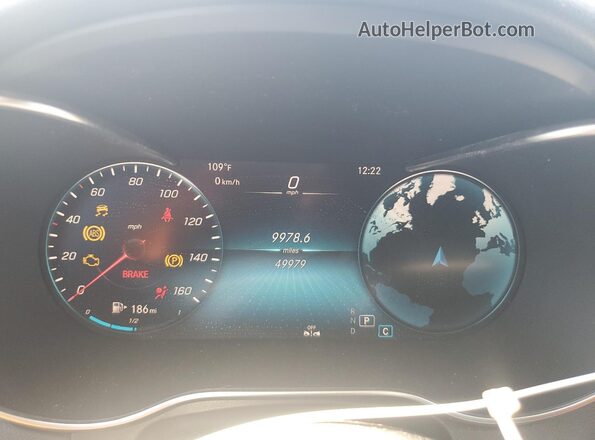 W1N0G8DBXLF850895 2020 MERCEDES-BENZ GLC-CLASS White Սարքավորումների վահանակի տեսք
