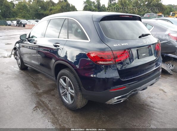 W1N0G8EB4MF928202 2021 MERCEDES-BENZ GLC 300 Синий Задняя левая четверть