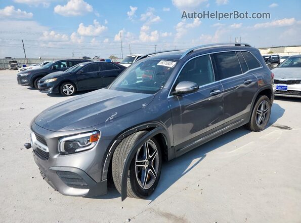 W1N4M4HB0MW135199 2021 MERCEDES-BENZ GLB-CLASS Gray Przód lewy