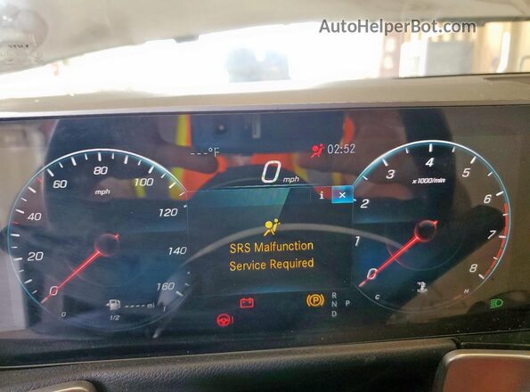 W1N4M4HBXLW044827 2020 MERCEDES-BENZ GLB-CLASS Gray Vista del cuadro de instrumentos