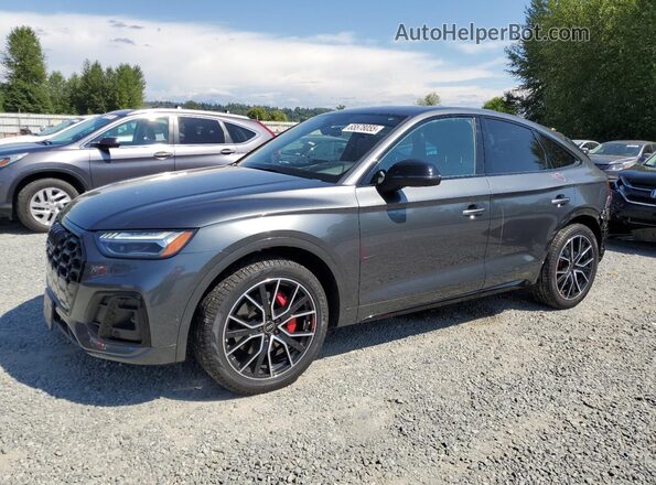 WA134AFY0R2122017 2024 AUDI SQ5 Gray Առջևի ձախ երեք քառորդ տեսարան