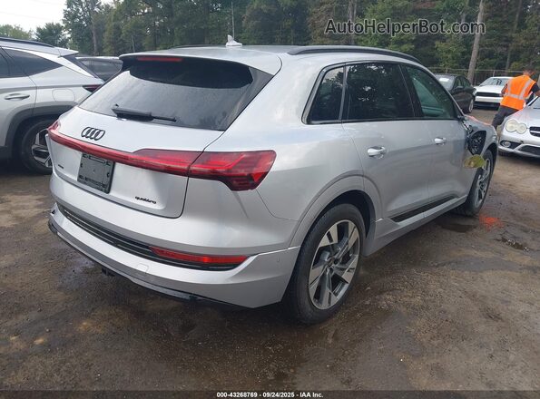 WA1AAAGE0NB045633 2022 AUDI E-TRON Silver Задня права чверть