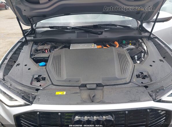 WA1AAAGE0NB045633 2022 AUDI E-TRON Silver Вид ззаду