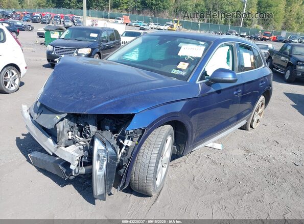 WA1ANAFY7K2079046 2019 AUDI Q5 Blue Przód lewy
