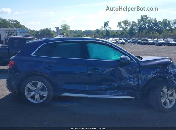WA1ANAFY7K2079046 2019 AUDI Q5 Blue Widok zestawu wskaźników