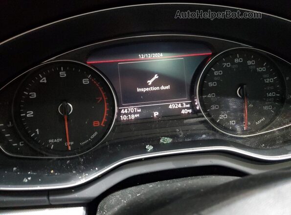 WA1ANAFY7L2116226 2020 AUDI Q5 Синий Вид щитка приборов