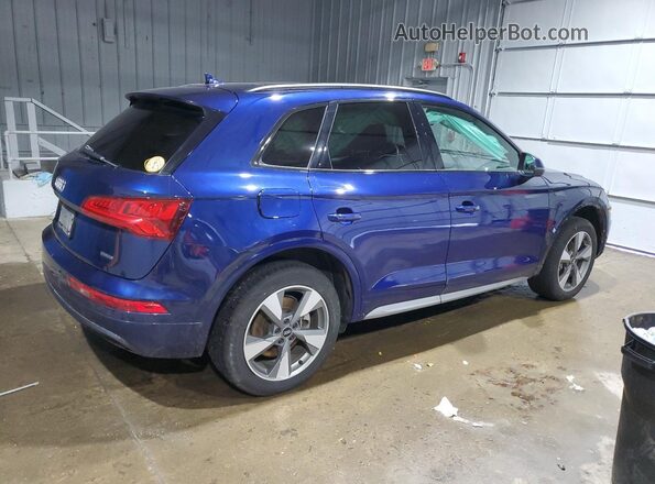 WA1ANAFY7L2116226 2020 AUDI Q5 Синий Задняя правая четверть