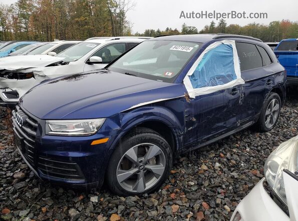 WA1ANAFY7L2116226 2020 AUDI Q5 Синий Передняя левая четверть