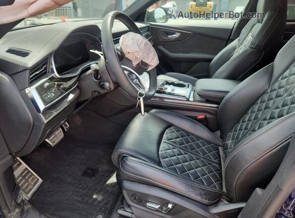 WA1AWBF14PD035846 2023 AUDI SQ8 Blue Widok wnętrza z przodu