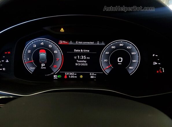 WA1AXAF79LD005876 2020 AUDI Q7 Черный Вид щитка приборов