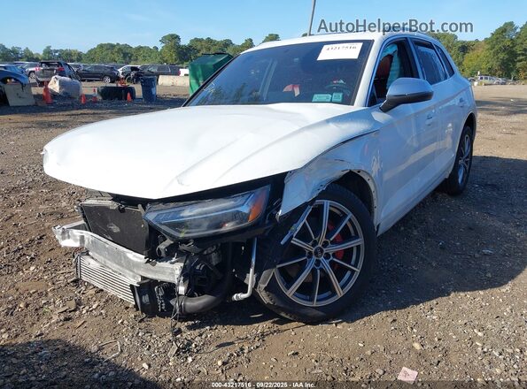 WA1B4AFY0M2007809 2021 AUDI SQ5 Белый Передняя левая четверть