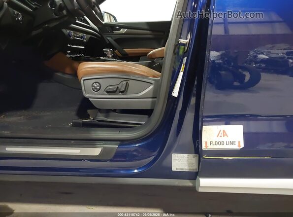 WA1BAAFY5M2114069 2021 AUDI Q5 Blue Front view