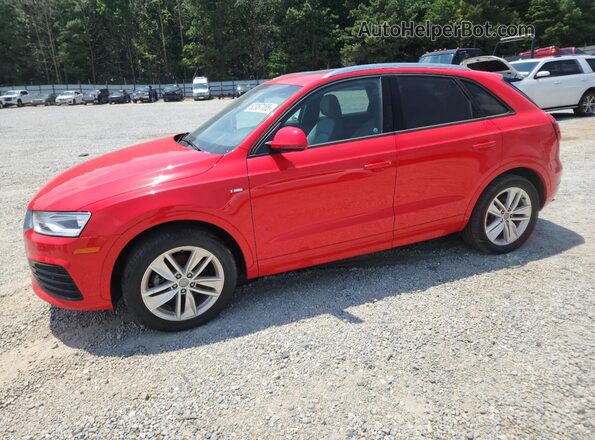 WA1BCCFS7JR002961 2018 AUDI Q3 Красный Передняя левая четверть