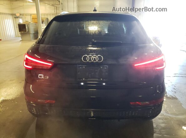 WA1BCCFS8JR029554 2018 AUDI Q3 Black უკანა ხედი
