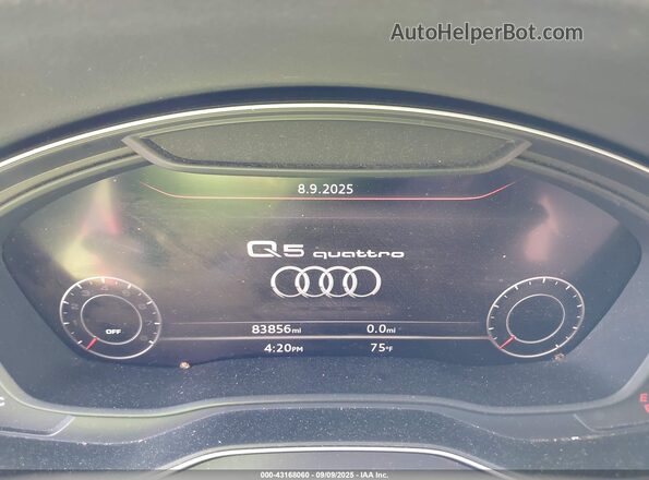 WA1BNAFY1J2000604 2018 AUDI Q5 Black Vista de los asientos traseros