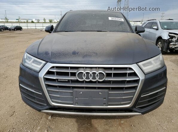 WA1BNAFY2J2164816 2018 AUDI Q5 Blue Front view