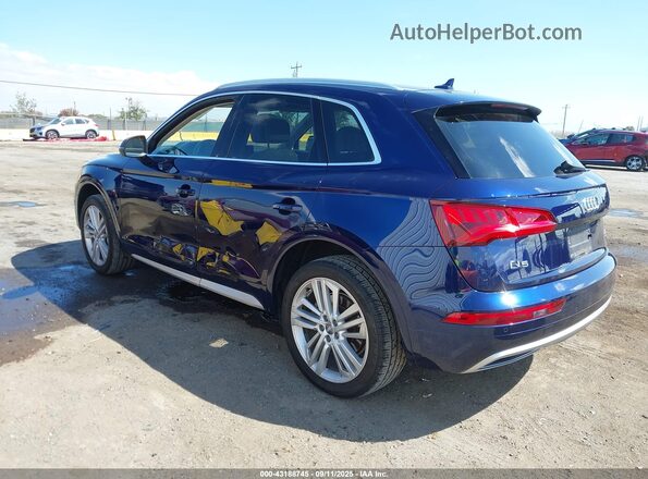 WA1BNAFY6J2011663 2018 AUDI Q5 Dark Blue Задня ліва чверть