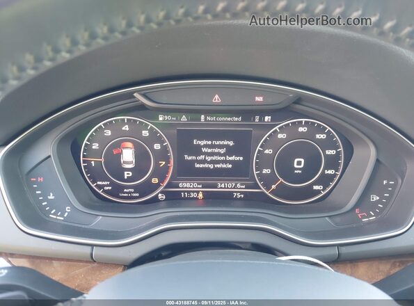 WA1BNAFY6J2011663 2018 AUDI Q5 Dark Blue Вид задніх сидінь