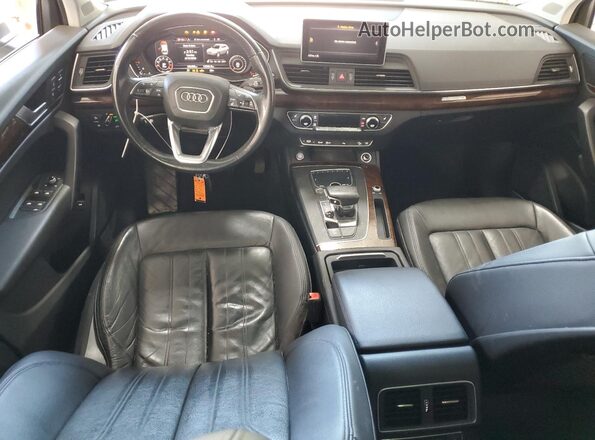 WA1BNAFY9J2008952 2018 AUDI Q5 White Вид панелі приладів