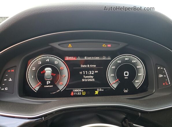 WA1BVBF13PD013523 2023 AUDI Q8 Белый Вид щитка приборов