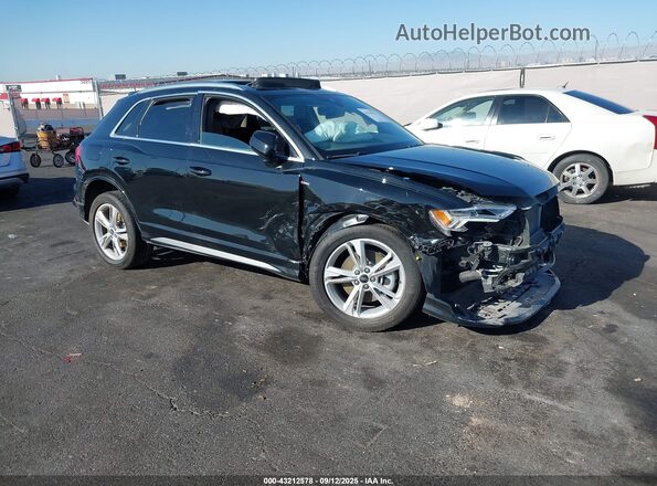 WA1DECF31R1125385 2024 AUDI Q3 Черный Передняя правая четверть