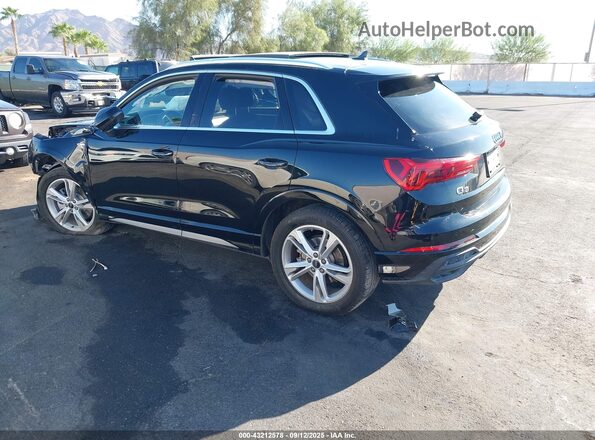 WA1DECF31R1125385 2024 AUDI Q3 Черный Задняя левая четверть