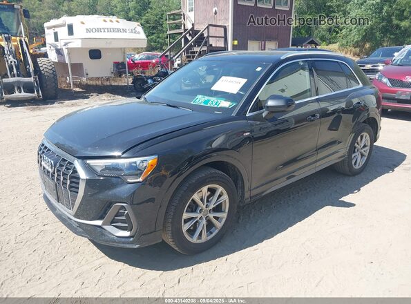 WA1DECF33M1014927 2021 AUDI Q3 Black Vista tres cuartos delantera izquierda
