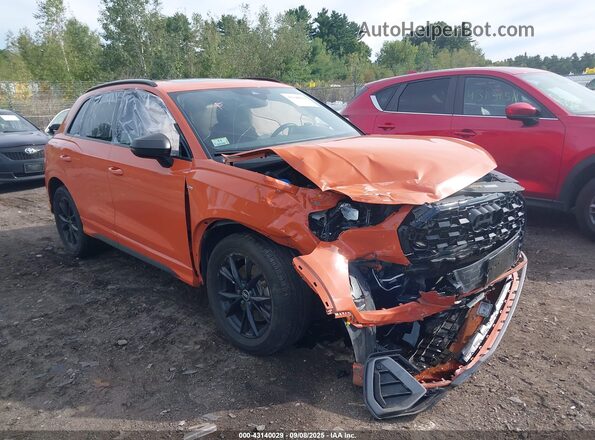 WA1DECF37M1131247 2021 AUDI Q3 Оранжевый Передняя правая четверть